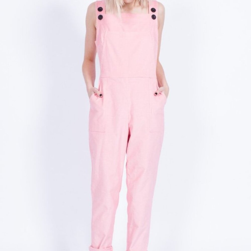 Nooworks Pink Corduroy Jumpsuit